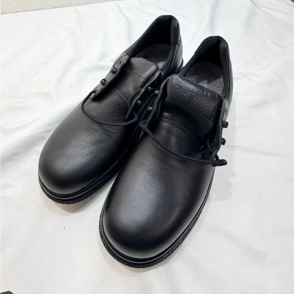 Red Wing 8618 Men's Black Leather Oxford Work Shoes Slip Resistant 11.5 D
